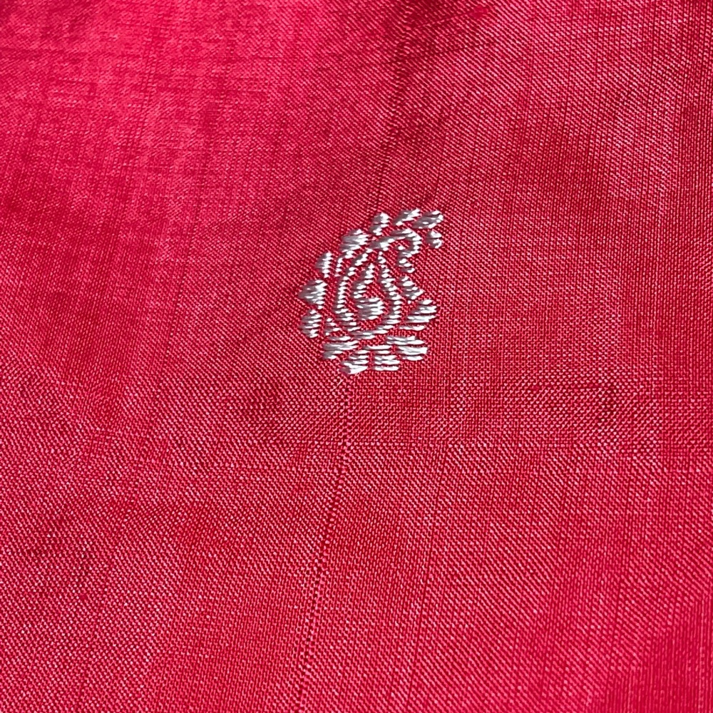Bright red patterned scarf free in bundle - Picture 3 of 7